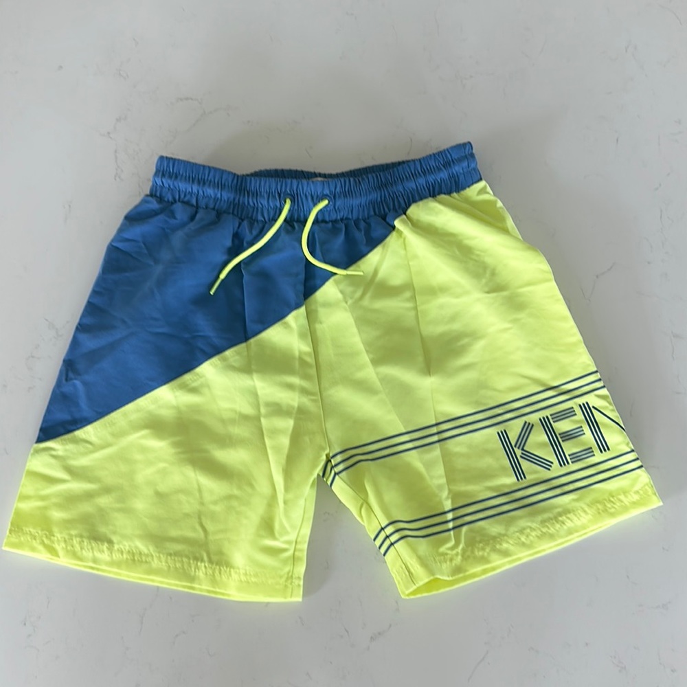 EUC KENZO LOGO SWIM TRUNKS 💛💙